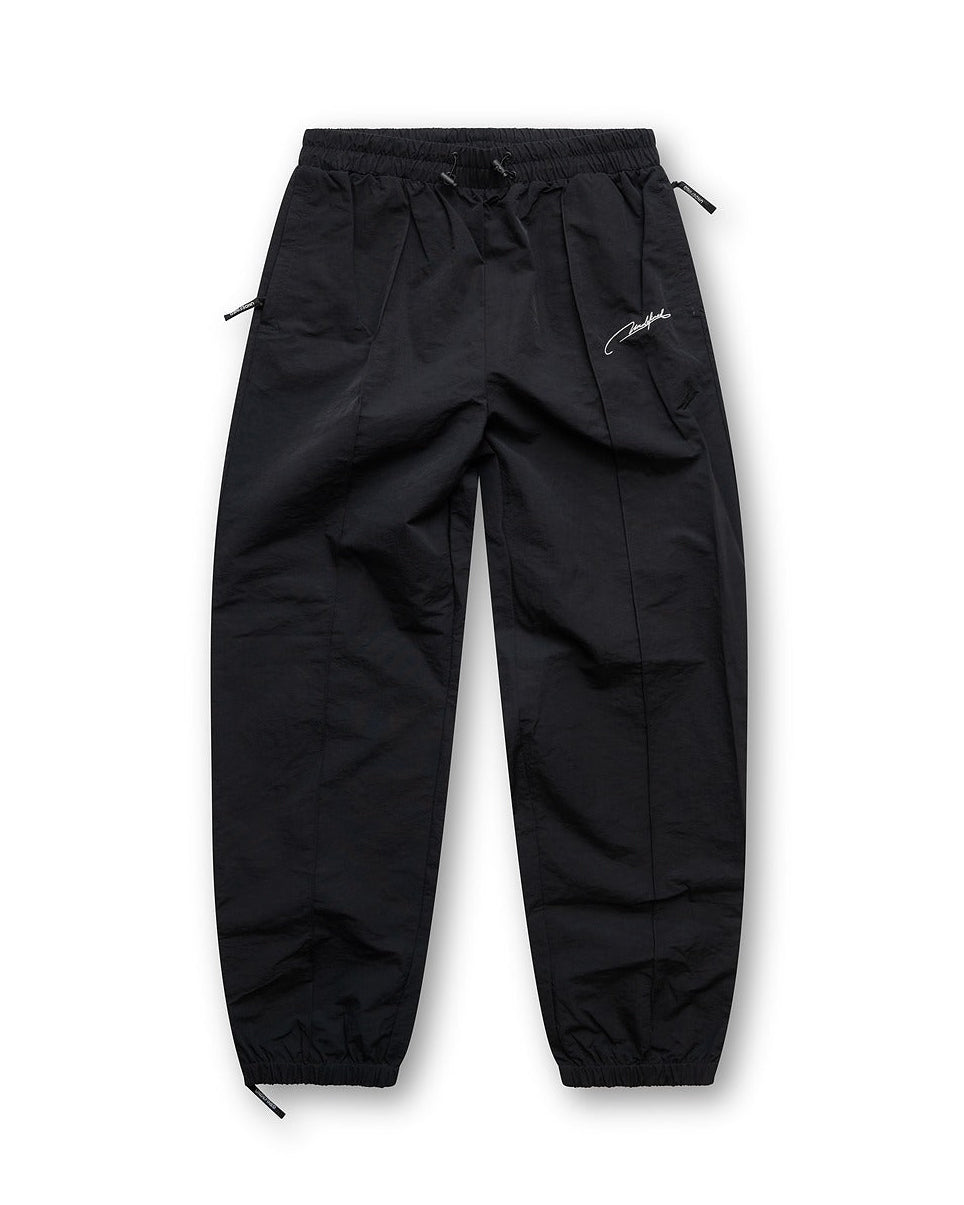 Signature Pleat Jet Track Pant - Black – Undefined Collective