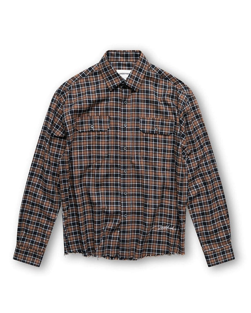 black polka dot dress midi Plaid Signature Shirt – Undefined Collective