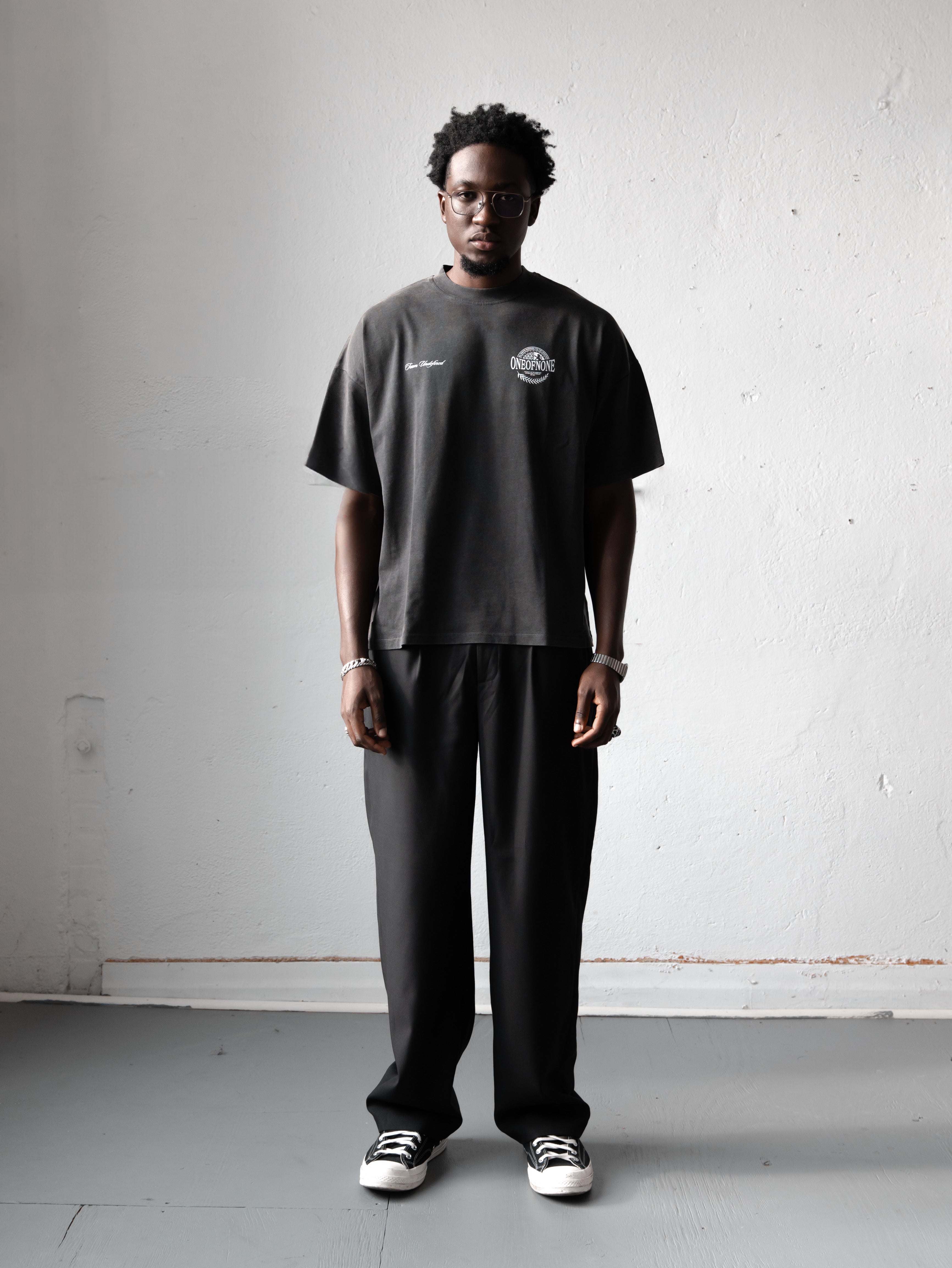 【TILLDAWN】TILLDAWN X TEST ARTIFACT PROTOTYPE TEE BLACK Barrel-T-Shirt_Faded-