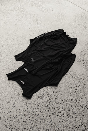 Micro Mesh Training Tank - Black