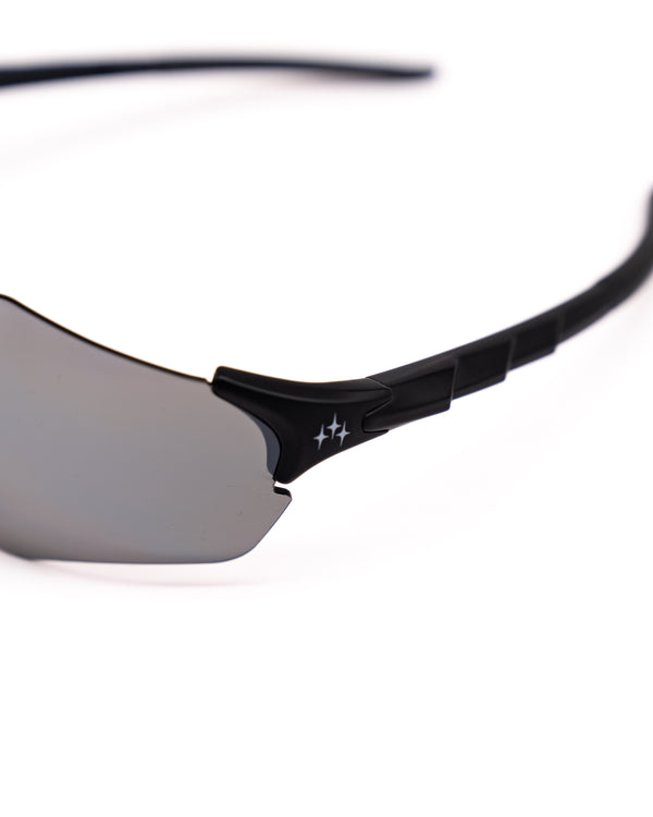 Mirage Blade Sunglasses - Mirror Black