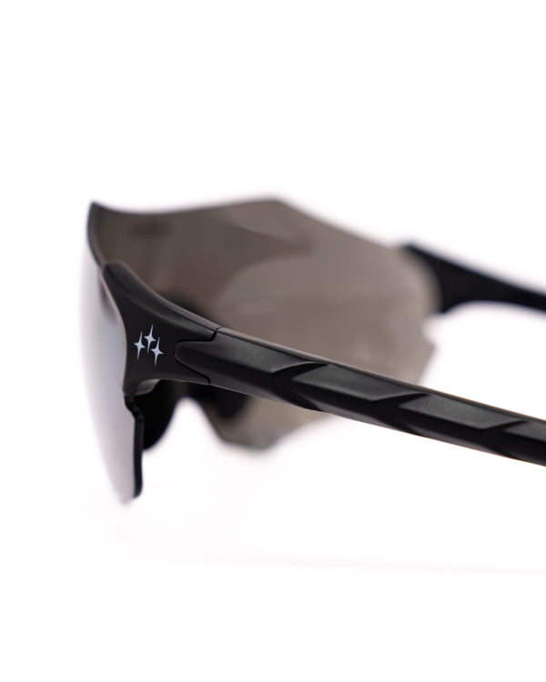 Mirage Blade Sunglasses - Mirror Black