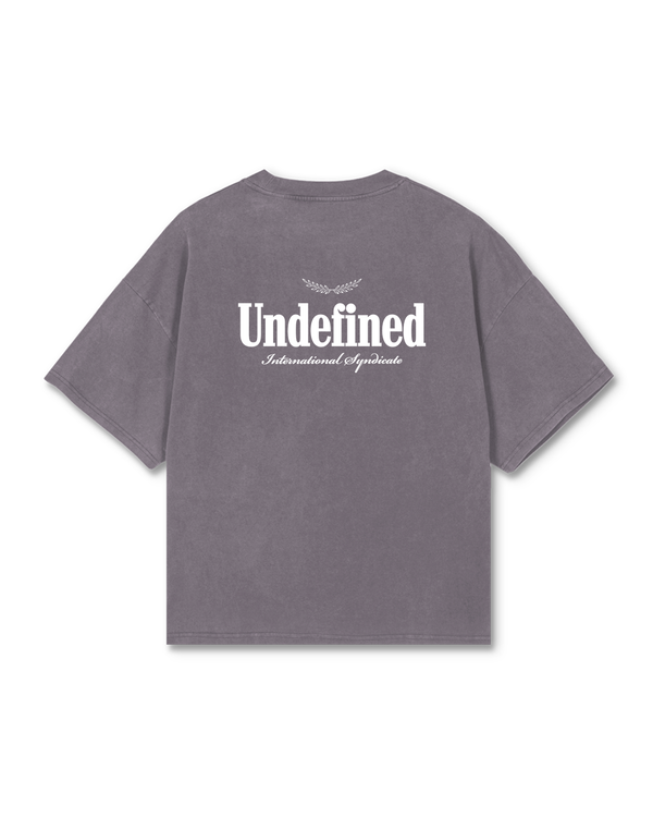 Syndicate Logo Boxy T - Pigment Wash Grey