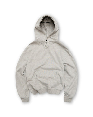 Gray hoodie on a white background