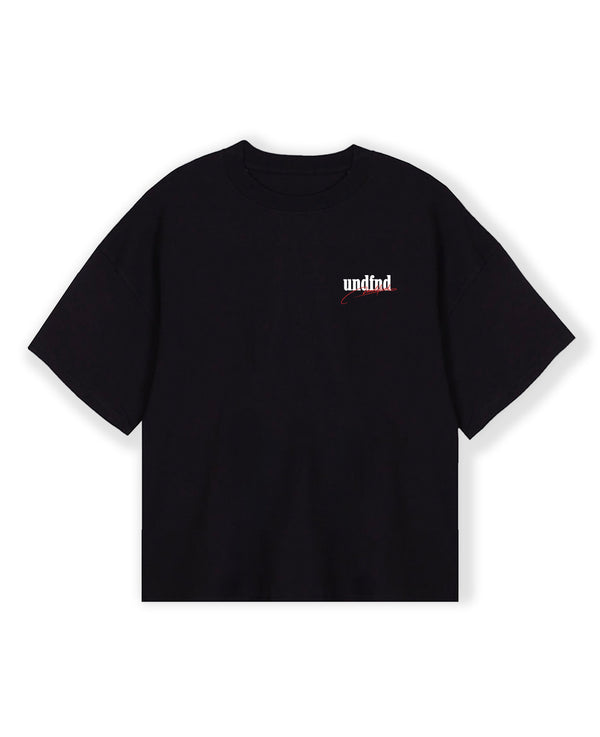 Double Logo Box T-Shirt - Jet Black