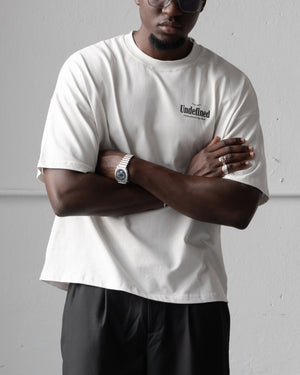 Syndicate Logo Boxy T - Off White