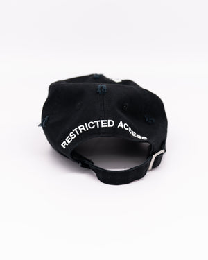Chain Link Hat - Distressed Black